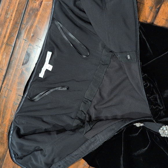 Veronica Beard Palo Velvet Jewel Strapless Mini Dress * Altered Length* - Picture 8 of 12